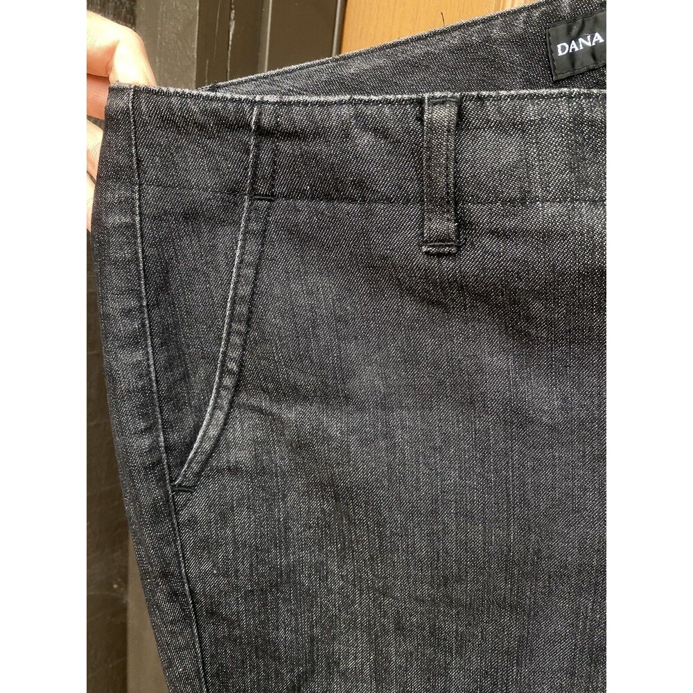 Vtg Y2K Black Swirl Velvet Embroidered Stretch Flare Jeans Pants 10 Boho Goth - Picture 13 of 16